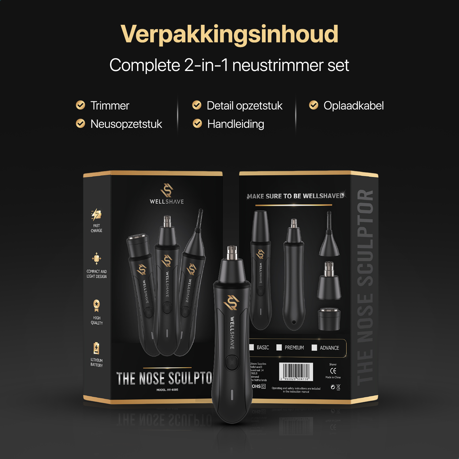 Wellshave® 2-in-1 Neustrimmer Premium™ 